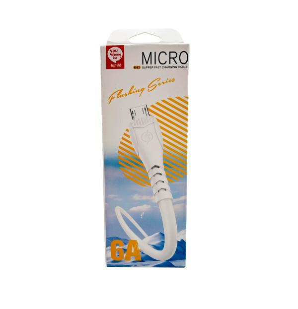 Cable Usb Micro B K-62 Youshengku Blanco