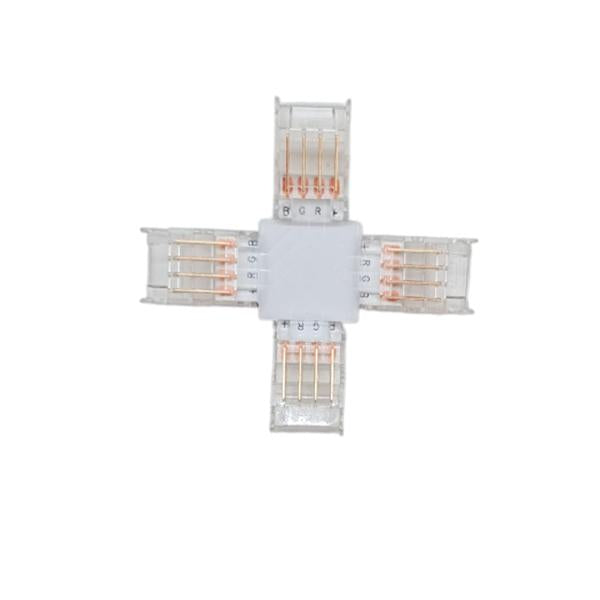 Conector Para Tira Led 4 Pines +10MM Rgbw