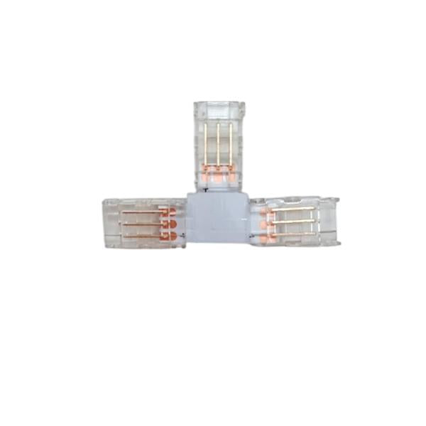 Conector Para Tira Led 3 Pines T 8MM Rgbw
