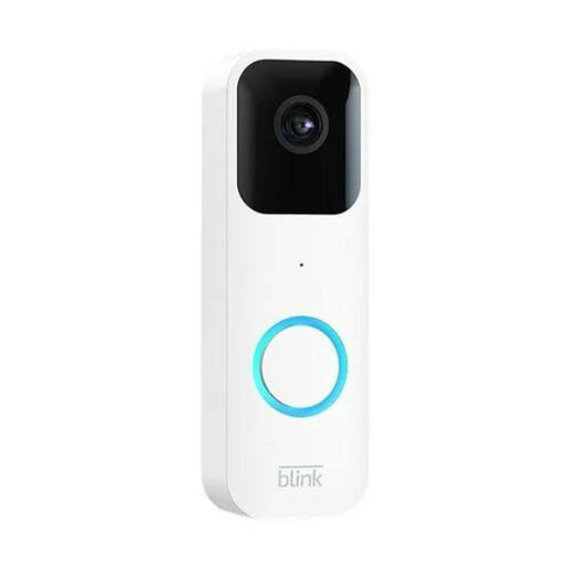 Cámara de Vigilancia Blink Video Doorbell 1080p con Visión Nocturna y Detección de Movimiento – Blanca