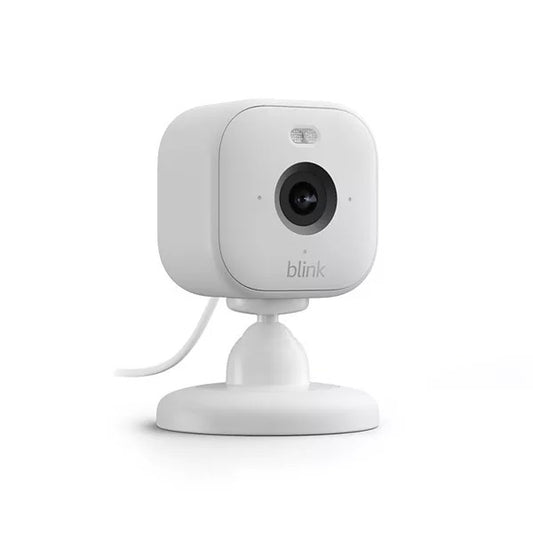 Cámara de Vigilancia Blink Mini 2 HD 1080p con Visión Nocturna, Audio Bidireccional y Detección Inteligente – Blanca
