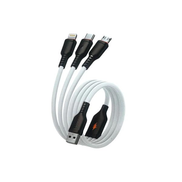 CABLE USB MULTIPLATAFORMA D24 GERLAX 1.5M BLANCO