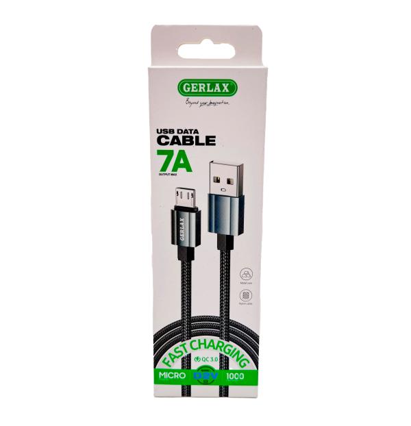 CABLE USB MICRO B D2V GERLAX 1M BLANCO