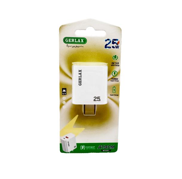 Cargador Cubo Casa A190M Gerlax Blanco