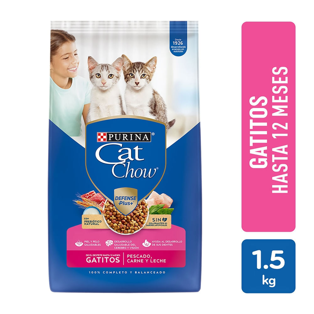 Alimento Para Gatitos Purina Cat Chow - 1.5 Kg