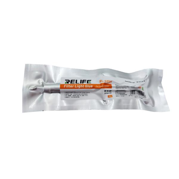 Goma Para Reparacion Para Filtros De Luz RL-035H Relife 3CC