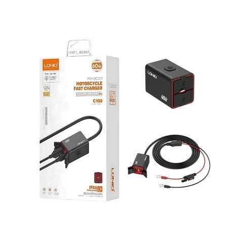 CARGADOR MOTOCICLETA C108 LDNIO