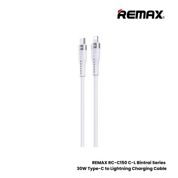 CABLE USB TIPO C A LIGHTNING RC-C150 REMAX BLANCO C-L
