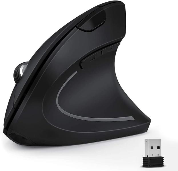 Mouse Inalambrico Ergonomico M886 Negro