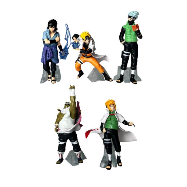 Colección Naruto Varios Personajes 5 Figuras 12 Cm 12 Cm