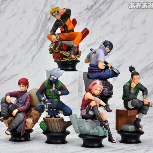 Figura Coleccionable Naruto – Personajes Sentados 10 cm