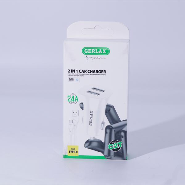 Cargador Cubo Carro C2T Gerlax Tipo C