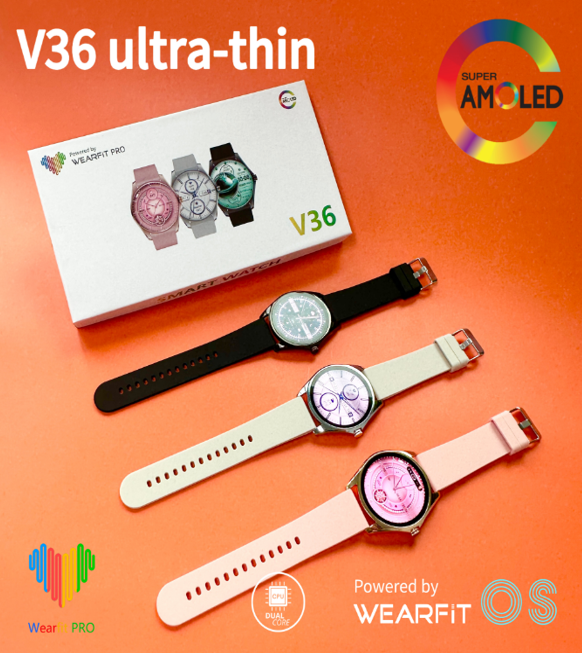 RELOJ INTELIGENTE V36 NEGRO