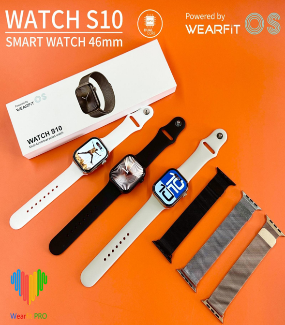 RELOJ INTELIGENTE WATCH S10 NEGRO