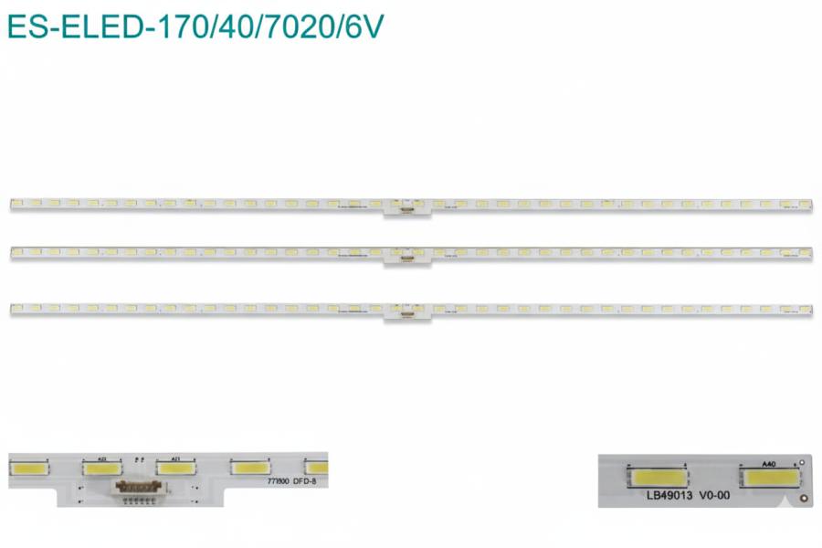 Tira Led Para Pantalla ES-ELED-170/40/7020/6V