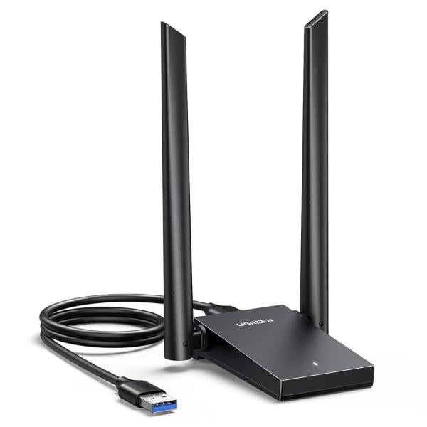 ADAPTADOR WIFI 90340 AX1800 UGREEN NEGRO