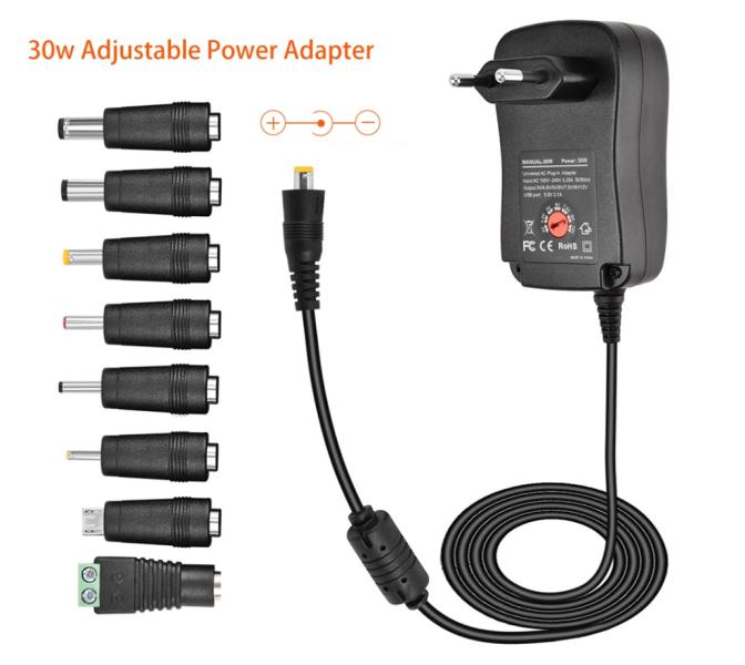 CARGADOR UNIVERSAL 30W 6 PINES + USB