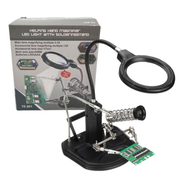 Tercer Brazo Y Soporte Para Cautin Te-801