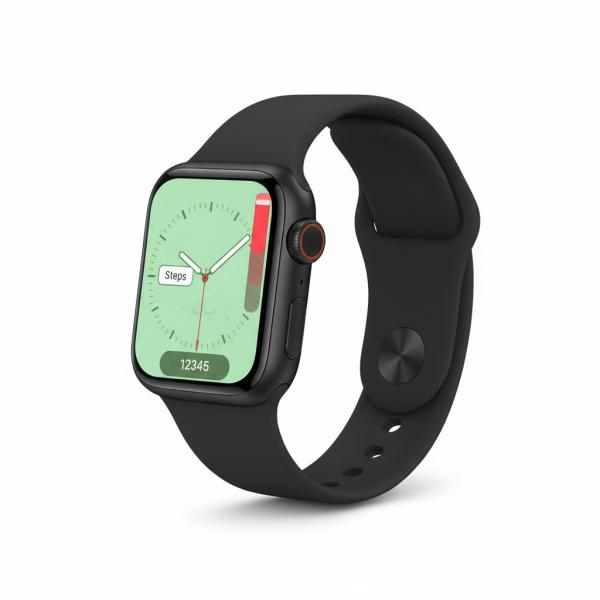 RELOJ INTELIGENTE S10 MINI NEGRO BANDA SILICON