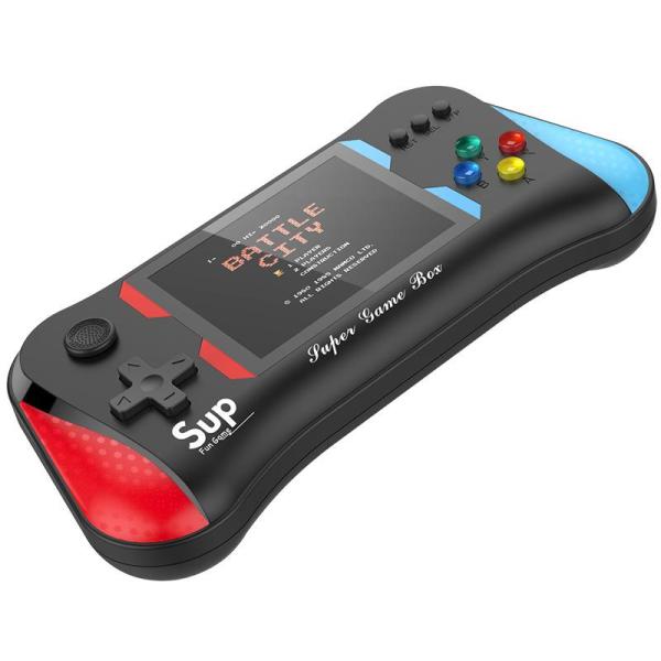 Juego Sup X7M 3.5" Lcd Game Box L Con 500 Juegos Color Azul Y Rojo