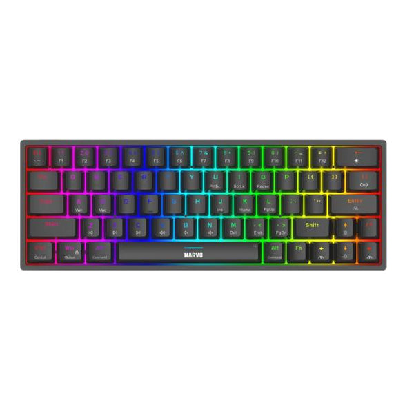 TECLADO LINEA SCORPION KG955 MARVO NEGRO