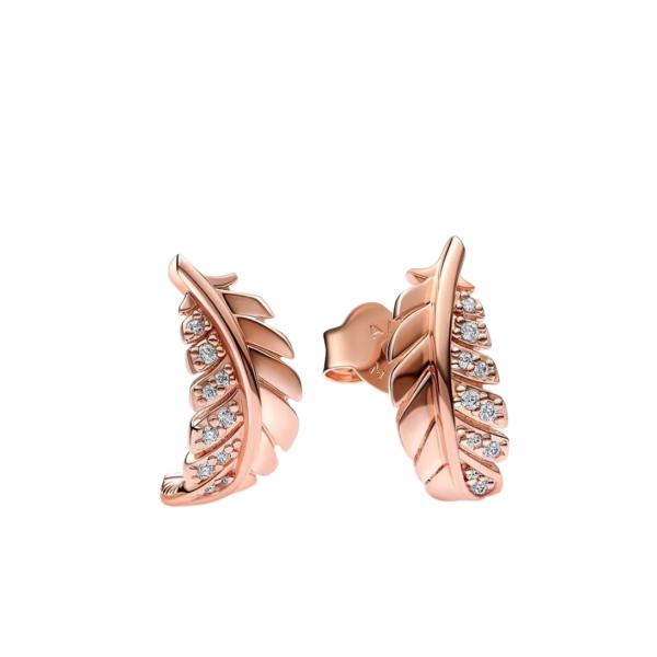 ARETES FLOTANTE PLUMA