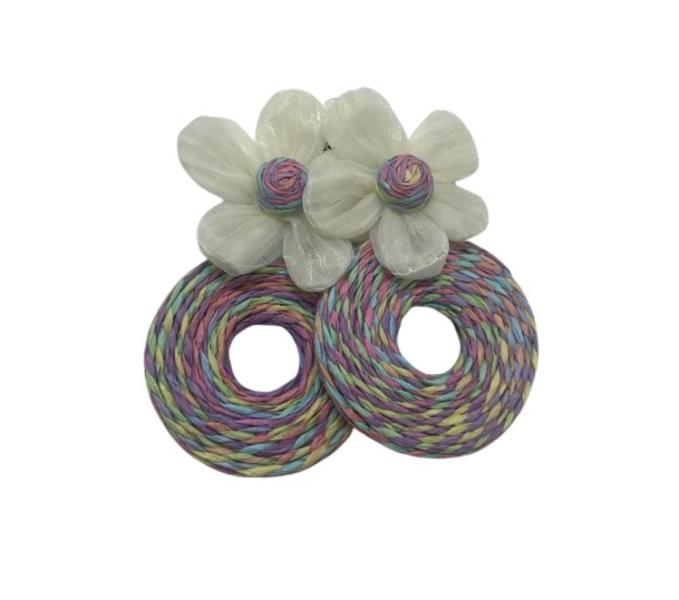 ARETES DE PLAYA DISEÑO  FLORES