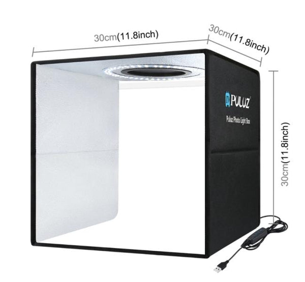 CAJA PARA FOTOS CON LUZ 30CM