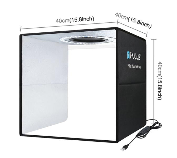 CAJA PARA FOTOS CON LUZ 40CM
