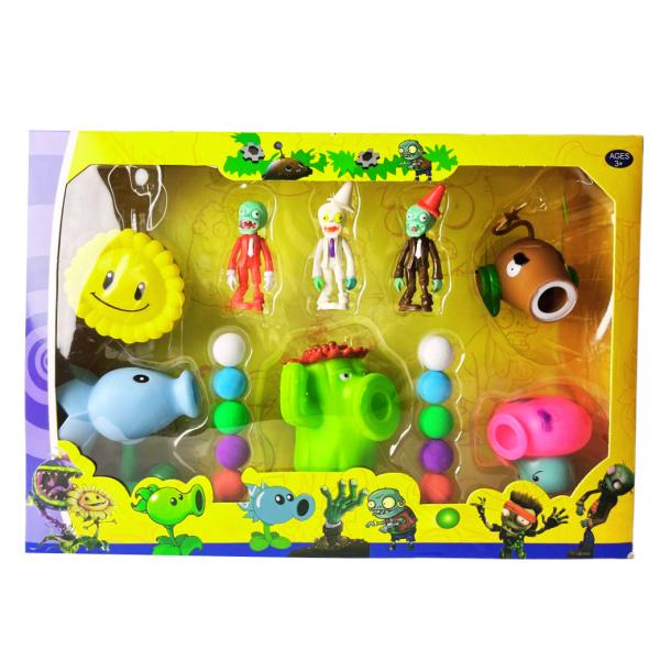 Set De Figuras Planta Vs Zombies Variado Variado