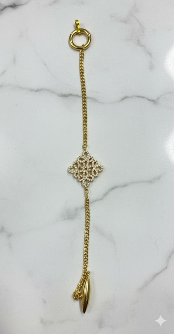 PULSERA DE ACERO LOEWE DORADO