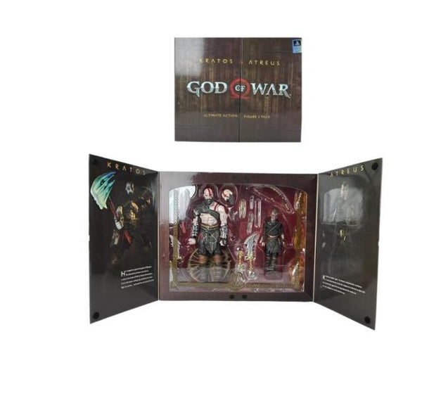 FIGURA GOD OF WAR DE KRATOS Y ATREUS