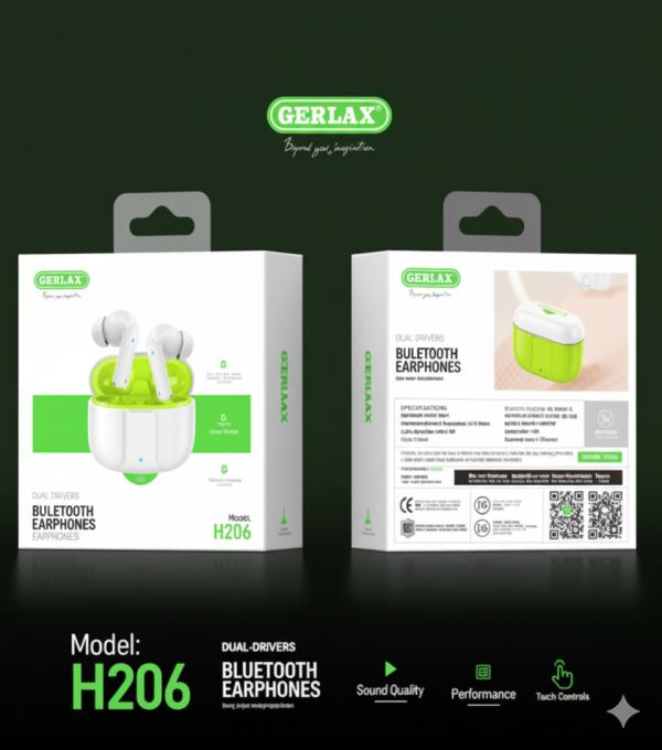 Audifono Manos Libres H206 Gerlax Blanco