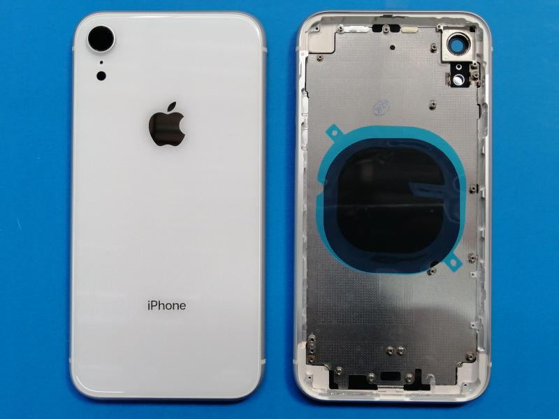 Caratula Iphone Xr Blanco Con Marco