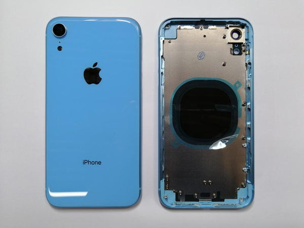 Caratula Iphone Xr Azul Con Marco