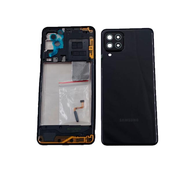 Caratula Samsung Galaxy A22 4G Negra Con Marco