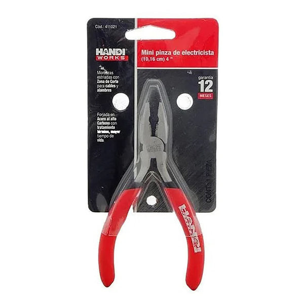 Mini Pinza Hyper Tough, De Electricista -4 Pulgadas