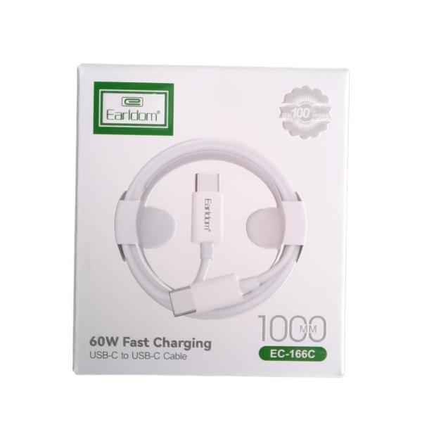 Cables Usb Tipo-C A Tipo C Ec-166C Earldom Blanco