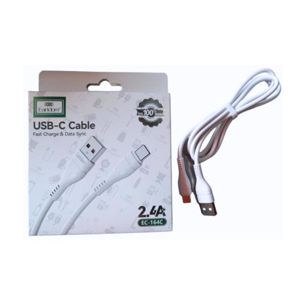 Cables Usb Tipo-C Ec-164C Earldom Blanco