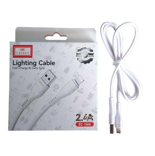 Cables Usb Lightning Iphone  Ec-164I Earldom Blanc0