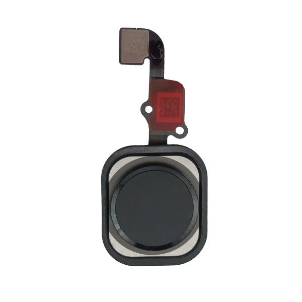 Flex Boton Home Sensor Huella Iphone 6S 6Gs 4.7 5.5 Plus Negro