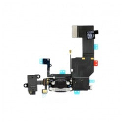 Flex Rack De Carga Jack Audio Microfono Iphone 5C A1507 Negro