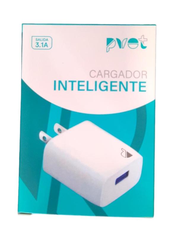 Cargador Cubo Casa Liso 3.1A Usb Pvot