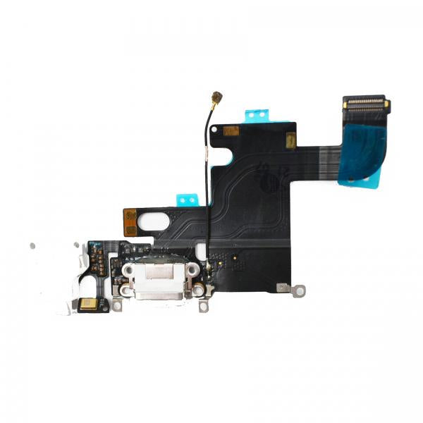 Flex Rack De Carga Jack Audio Microfono Iphone 6G 4.7 New Blanco