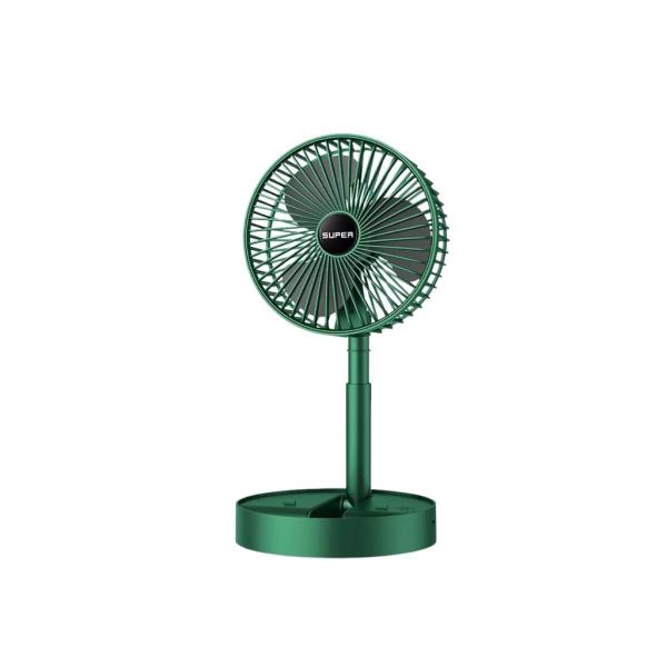 Abanico Ventilador Para Escritorio Pleglabe Verde