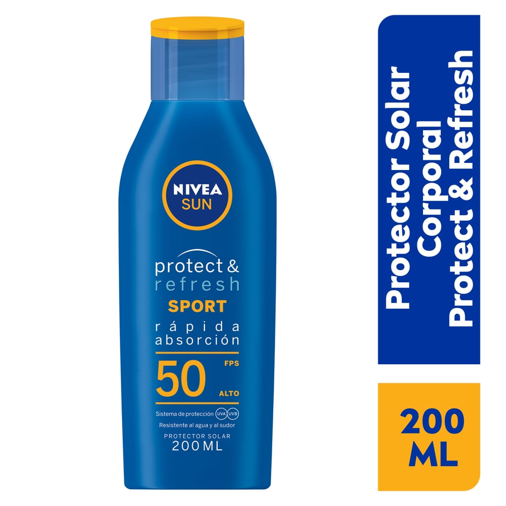Protector Solar Nivea Sun Protect & Refresh Sport FPS 50 - 200 Ml