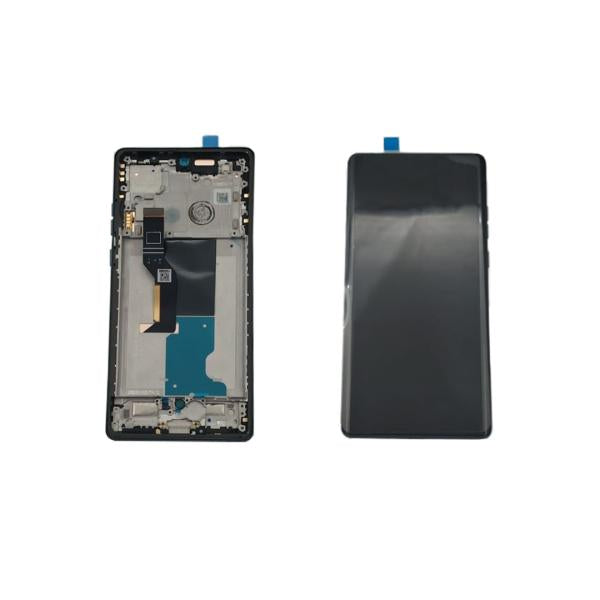 Lcd Pantalla Motorola Edge 50 Fusion Azul Con Marco
