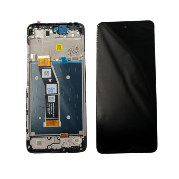 Lcd Pantalla Motorola G24 Negra Con Marco
