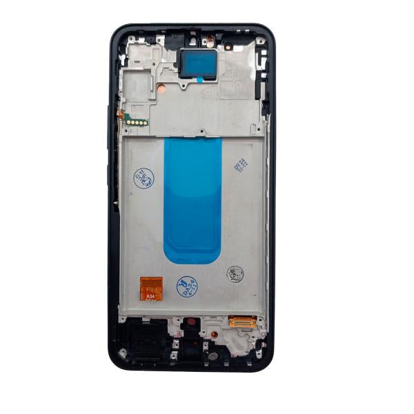 Lcd Pantalla Samsung A34 5G Big Negra Con Marco