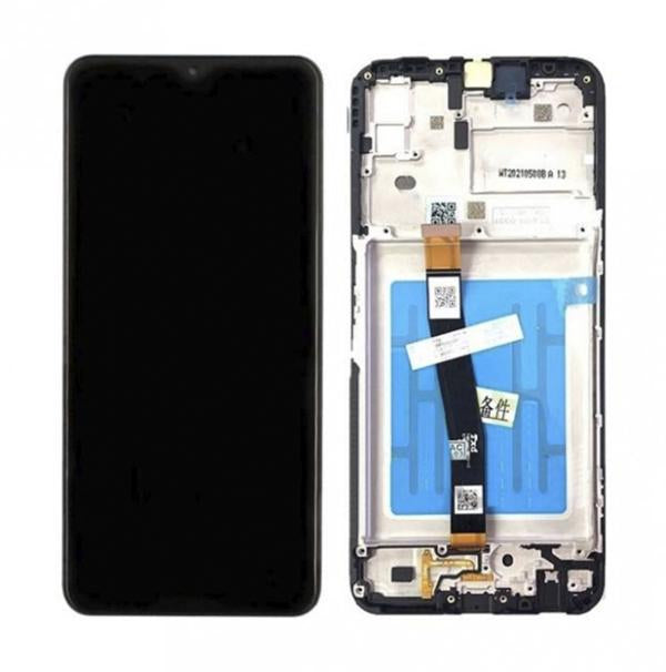 Lcd Pantalla Samsung Galaxy A22 5G Completa Negra Con Marco